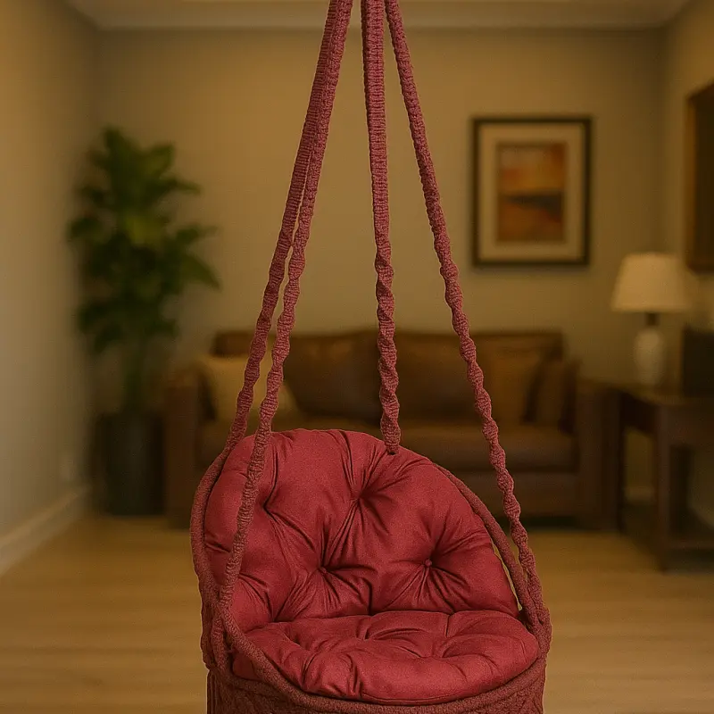 চেয়ার দোলনা মেরুন ২৬ ইঞ্চি