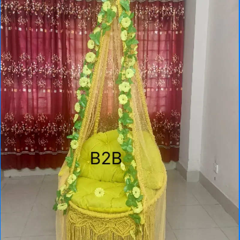 চেয়ার দোলনা হলুদ ২৬ ইঞ্চি